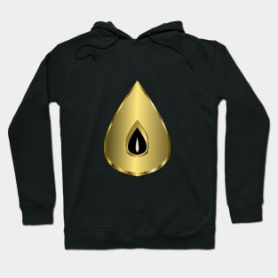 Shakti Yoga Teardrop Meditation Candle - Gold Hoodie